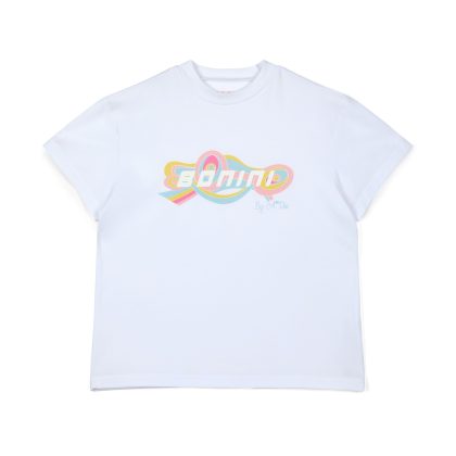 Bonini BNA107 LOGO BAGGY TEE WHITE