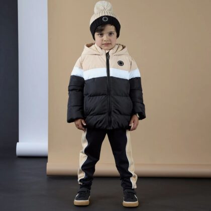 Mitch & Son Ms25602 LEVI COLOUR BLOCK JACKET Black