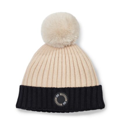 Mitch & Son Ms25619 JIMMY KNITTED HAT Latte Beige