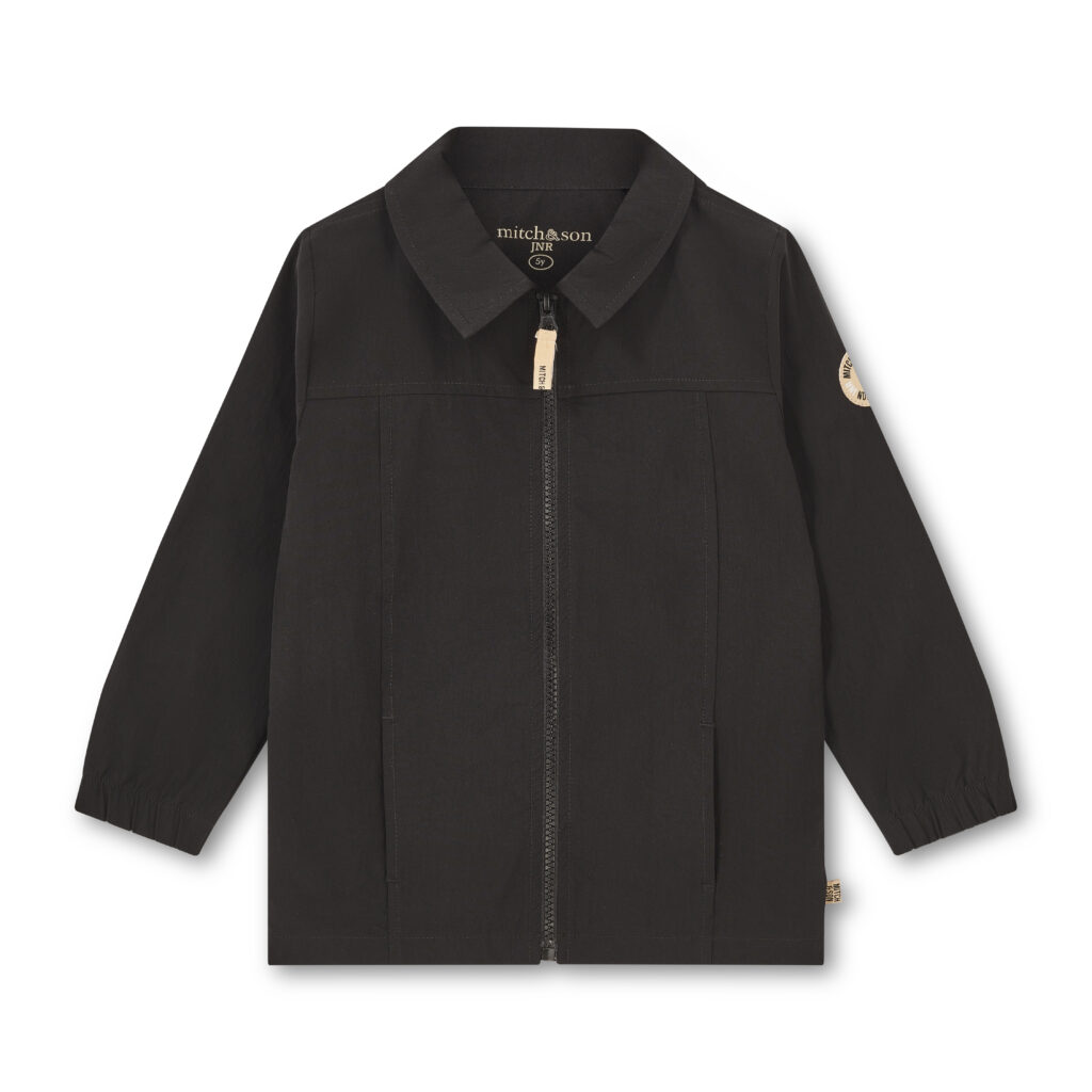 Mitch & Son Ms25611 JACOB NYLON SHACKET Black
