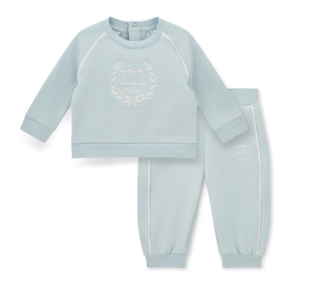 Mitch & Son Ms25703 MATTHEW CREST CREWNECK TRACKSUIT Blue