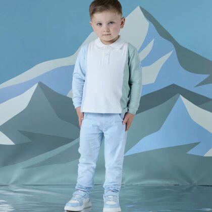 Mitch & Son Ms25412 JACE CUT N SEW POLO White