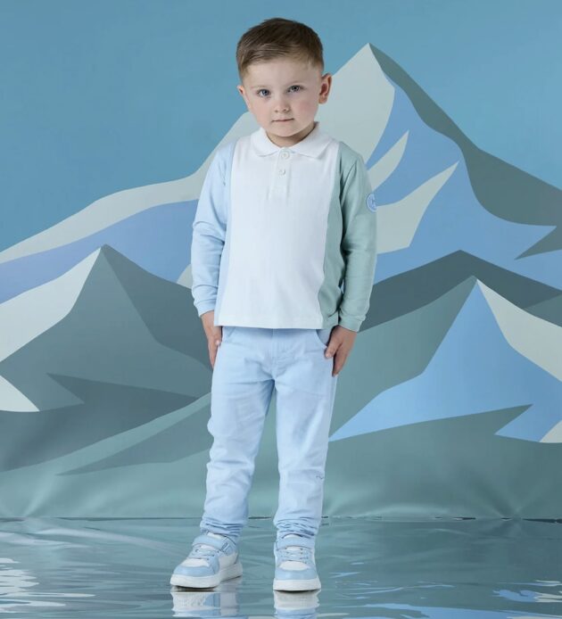 Mitch & Son Ms25412 JACE CUT N SEW POLO White