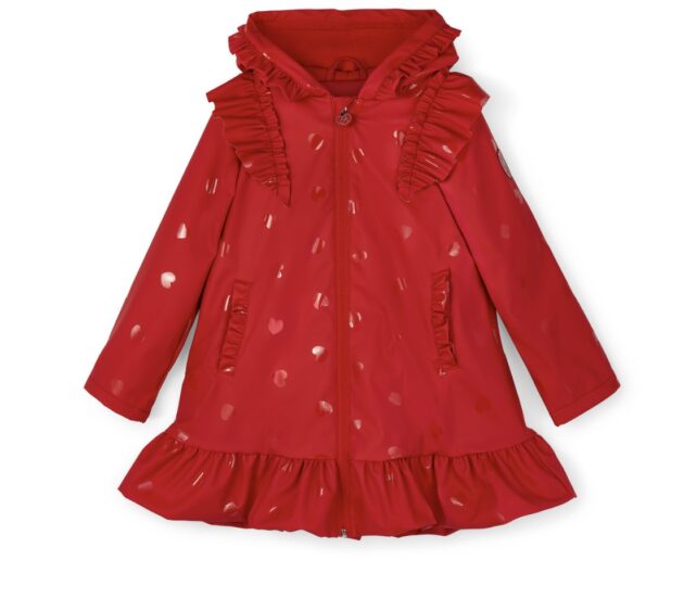 A Dee W256203 RAINCOAT STELLA Red - Image 4