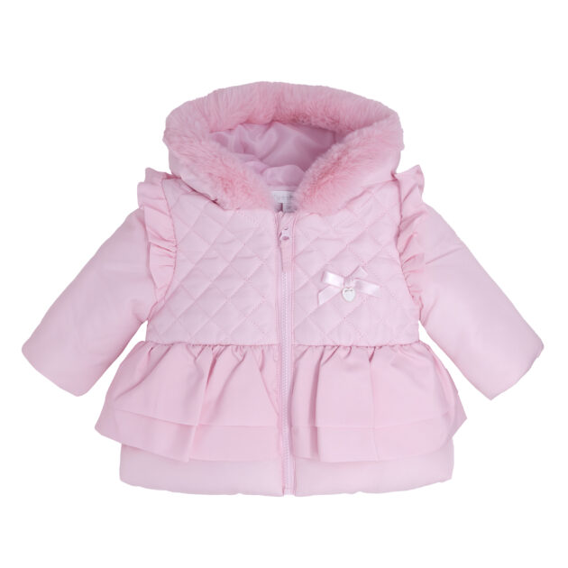 Blues Baby Bb0653 GIRLS QUILTED JACKET Pink