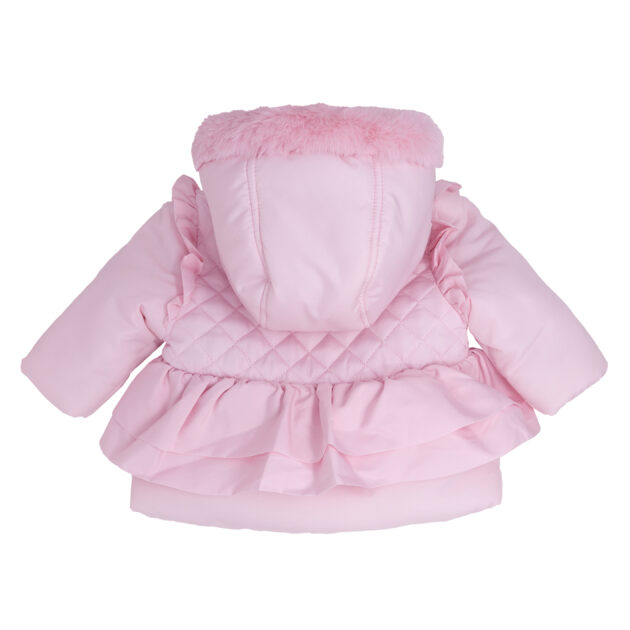 Blues Baby Bb0653 GIRLS QUILTED JACKET Pink - Image 3