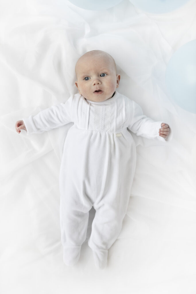 Blues Baby Bb1109w WHITE TEDDY BEAR VELOUR SLEEPER White