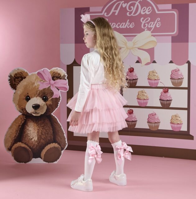 A Dee W252514 MACKENZIE TULLE SKIRT SET White - Image 3