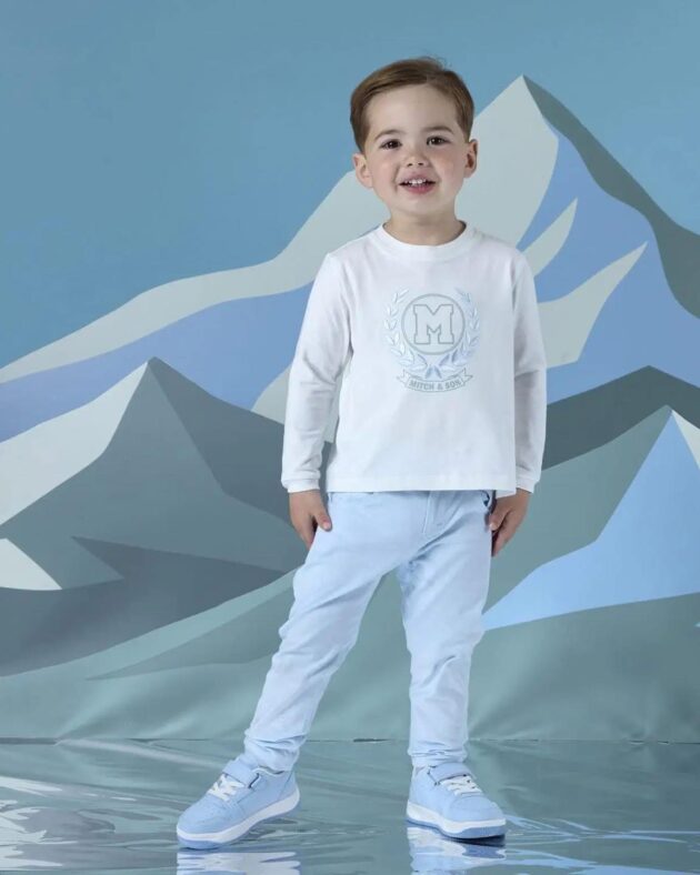 Mitch & Son Ms25418 JETT TWILL TROUSER Blue