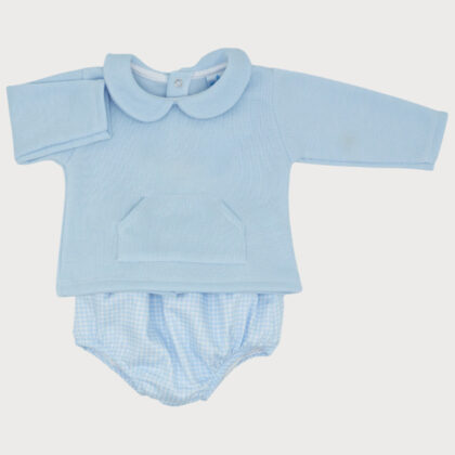 Sardon 025Cb-639Sb 2/P SET JUMPER + BLOOMERS Blue