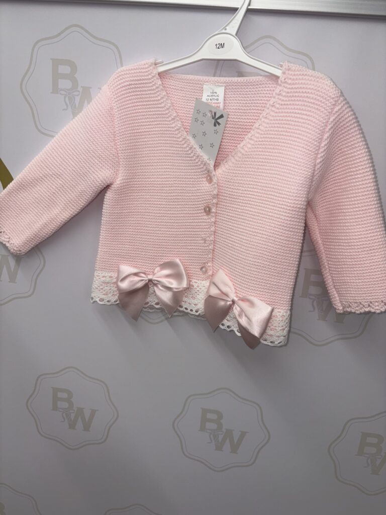 Paul Jain 001 PINK CARDIGAN Pink