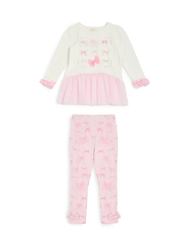 Caramelo Kids 3498104 PRETTY IN PRINT LEGGING SET Pink
