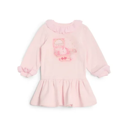 Caramelo Kids 3421118 JEWELLERY BOX SWEAT DRESS Pink