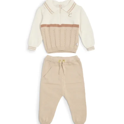 Caramelo Kids 2050183 KNITTED TRACKSUIT Mink