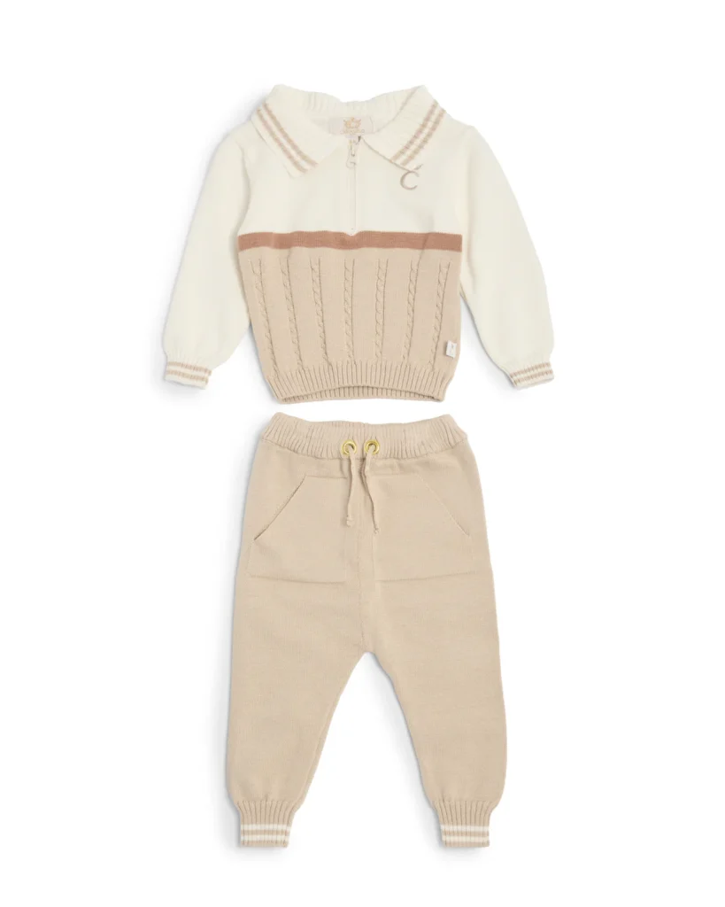 Caramelo Kids 2050183 KNITTED TRACKSUIT Mink