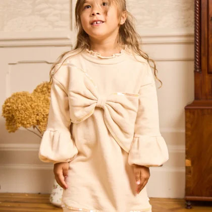 Caramelo Kids 342198 ESSENTIALS SWEAT DRESS Mink