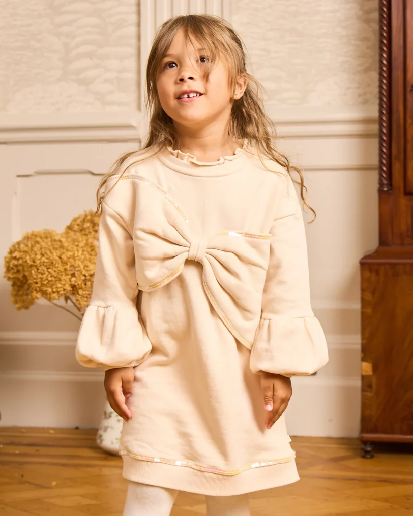 Caramelo Kids 342198 ESSENTIALS SWEAT DRESS Mink