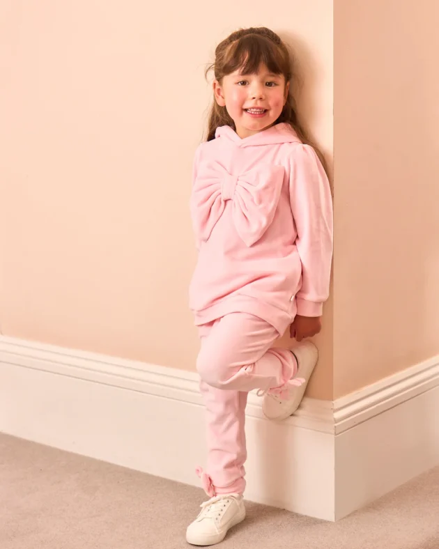 Caramelo Kids 342296 VELOUR TRACKSUIT Pink