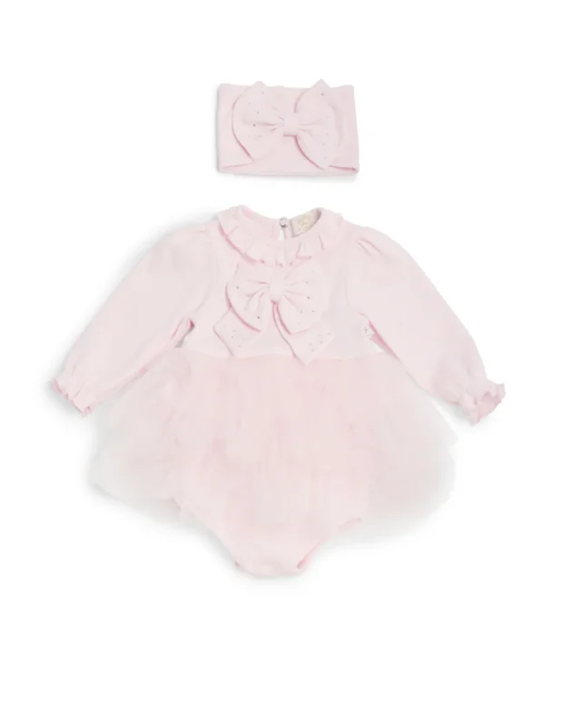 Caramelo Kids 0315245 TWOFER TULLE BODYSUIT Pink