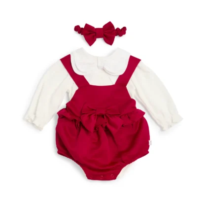Caramelo Kids 0315239 BIB SHORT SET Red