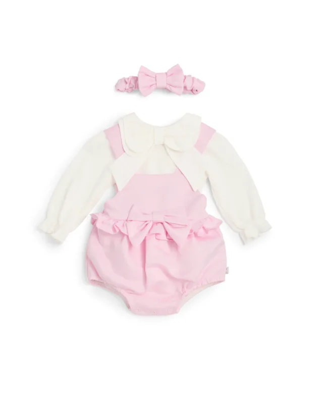 Caramelo Kids 0315239 BIB SHORT SET Pink