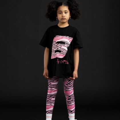 Bonini Bna305 OVERSIZED LOGO T-SHIRT Black