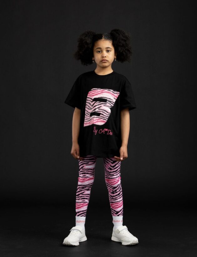 Bonini Bna305 OVERSIZED LOGO T-SHIRT Black