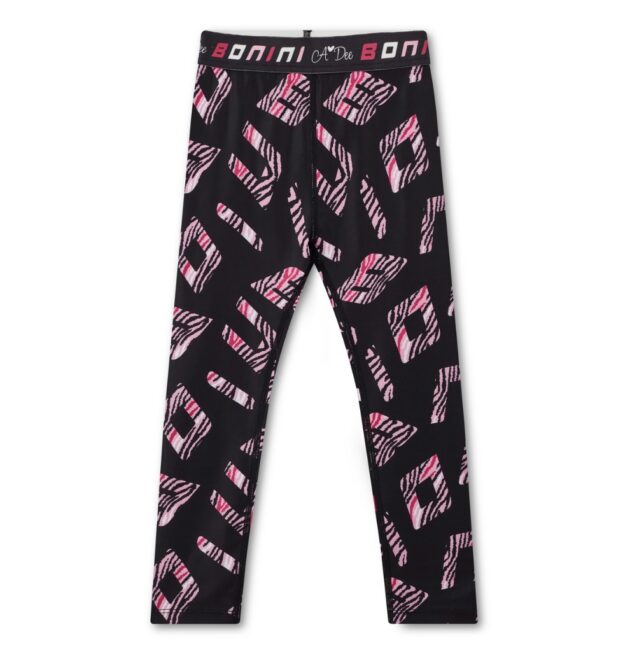 Bonini Bna308 TAPE WAISTBAND LEGGING Black