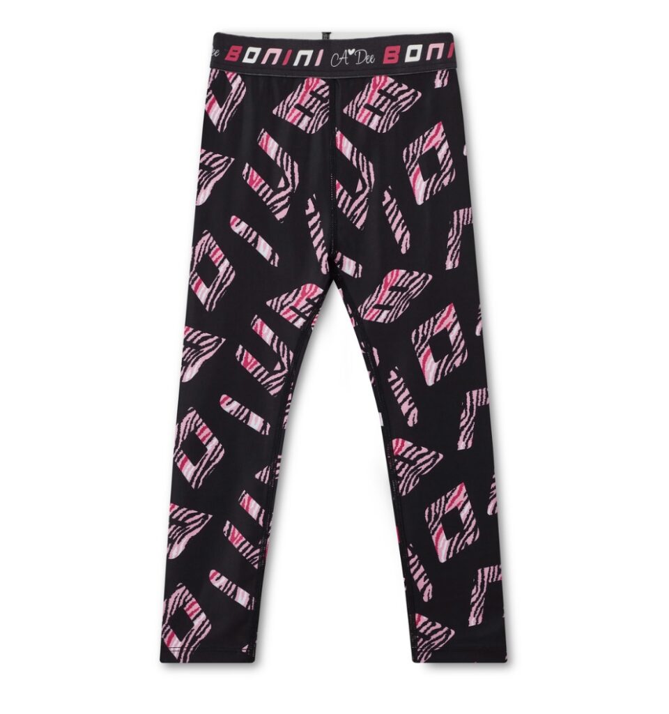 Bonini Bna308 TAPE WAISTBAND LEGGING Black