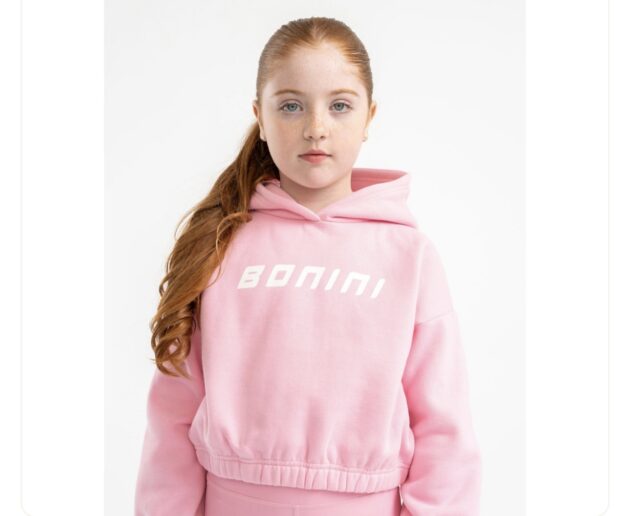 Bonini Bnc007 LOGO HOODIE Pink