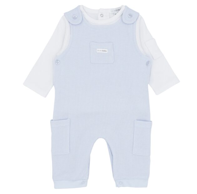 Blues Baby Bb2213 DUNGAREE SET Blue