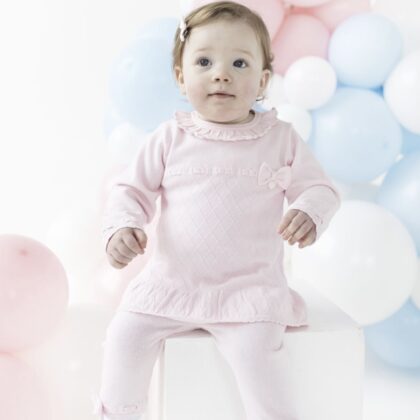 Blues Baby Bb2146 PINK KNITTED TUNIC SET Pink
