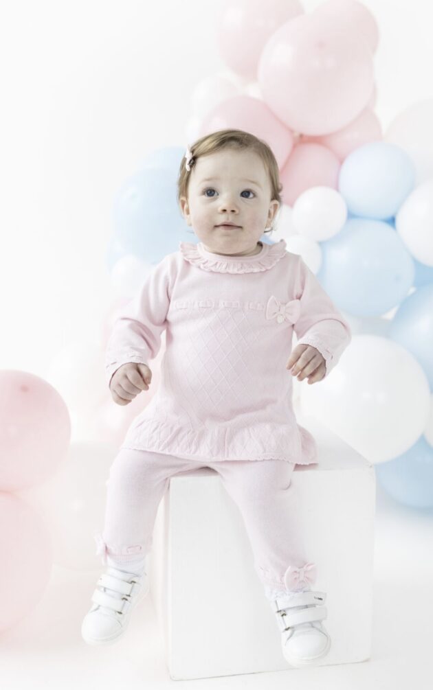 Blues Baby Bb2146 PINK KNITTED TUNIC SET Pink