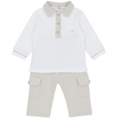 Blues Baby Bb2226 POLO & TROUSER SET Beige