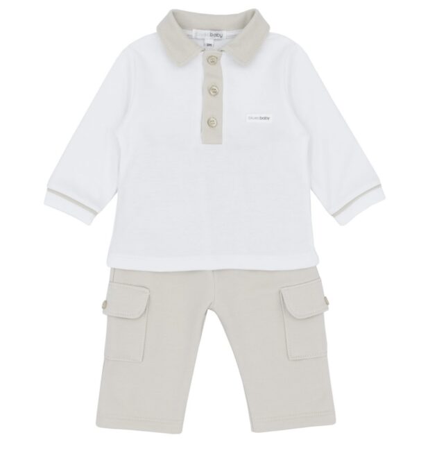 Blues Baby Bb2226 POLO & TROUSER SET Beige