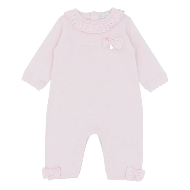 Blues Baby Bb2145 KNITTED ROMPER Pink