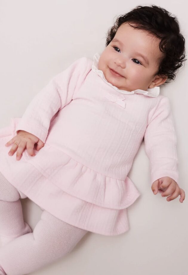 Tutto Piccolo 2290W25 DRESS & TIGHTS Pink