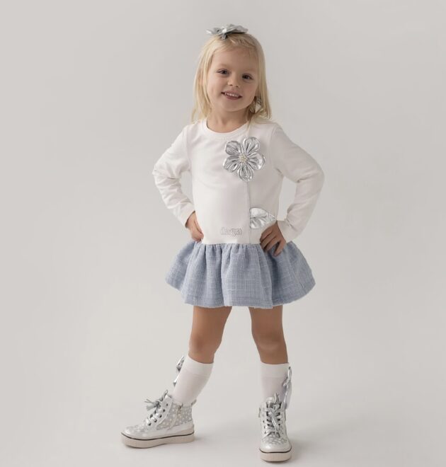 Daga 10226 CHILDRENS DRESS M White