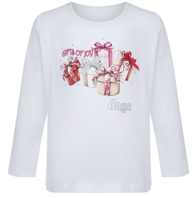 Daga 10339 CHILD SKIRT AND SHIRT White - Image 3