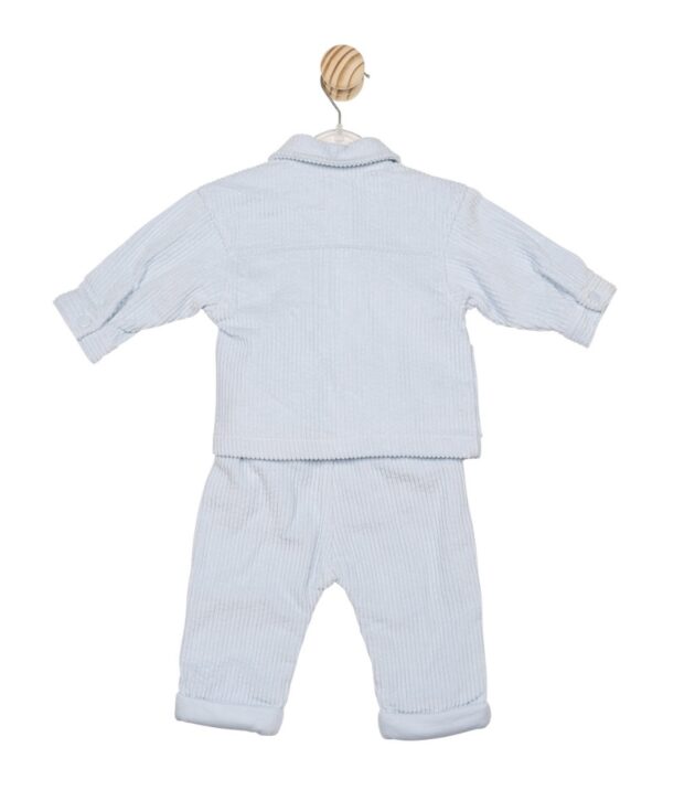 Mintini Mb6566a TOP,TROUSER AND SHIRT Blue - Image 3