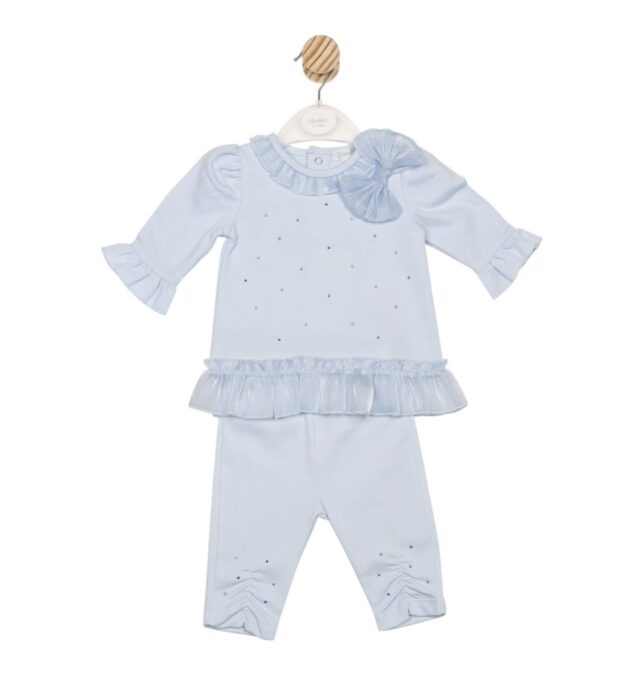 Mintini Mb6784a TUNIC AND LEGGING Blue - Image 2