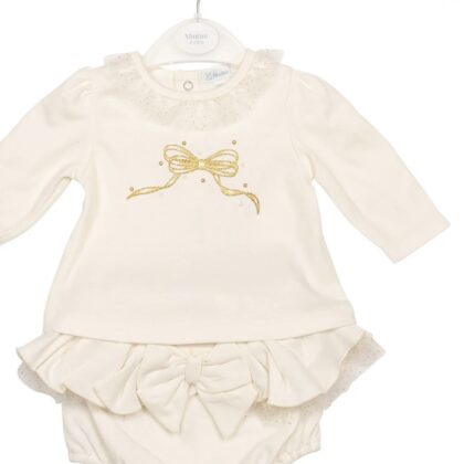 Mintini Mb6807a TOP & JAM PANT Ivory