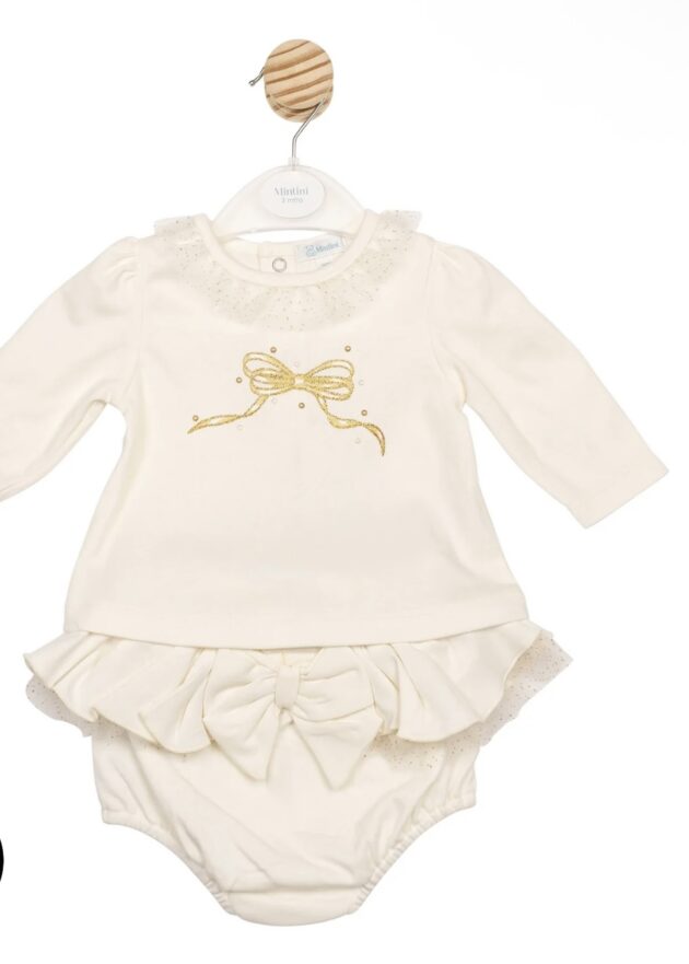 Mintini Mb6807a TOP & JAM PANT Ivory