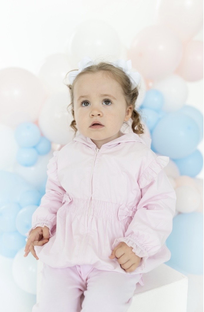 Blues Baby Bb3090 JACKET WITH BOWS Pink - Image 2