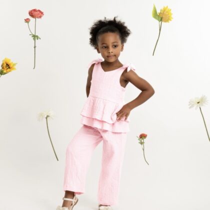 Caramelo Kids 038902 TOP AND TROUSER Pink
