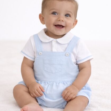 Caramelo Kids 0331255 BIBSHORT SET Blue