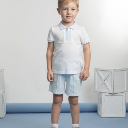 Caramelo Kids 3431157 PIQUE POLO SET Blue