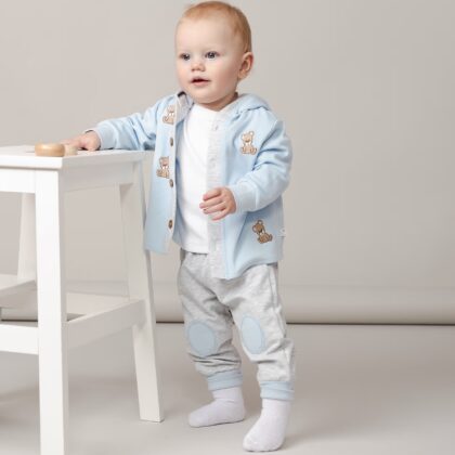 Caramelo Kids 0331218 BOYS 3 PIECE BEAR SET Blue