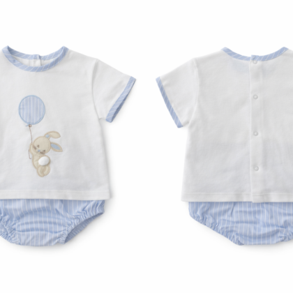 Sardon 26Cb-539 2/P SET SHIRT AND BLOOMER Blue