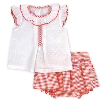 Rapife 4813S26 BLOUSE AND SKORT Melon